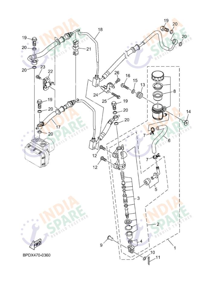 REAR MASTER CYLINDER